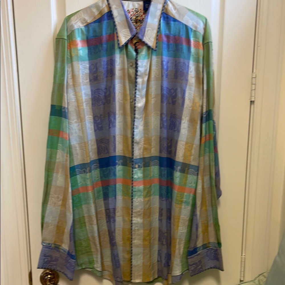 Multicolor Striped Men's Shirt